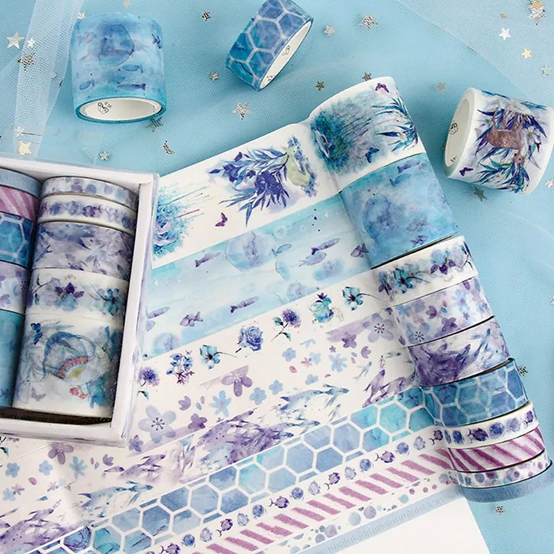 

10 / Washi Kawaii Flower DIY