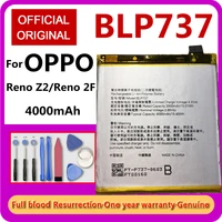 new 100 original high capacity 4000mah blp737 battery for oppo reno 2z reno 2f in stock tracking tools