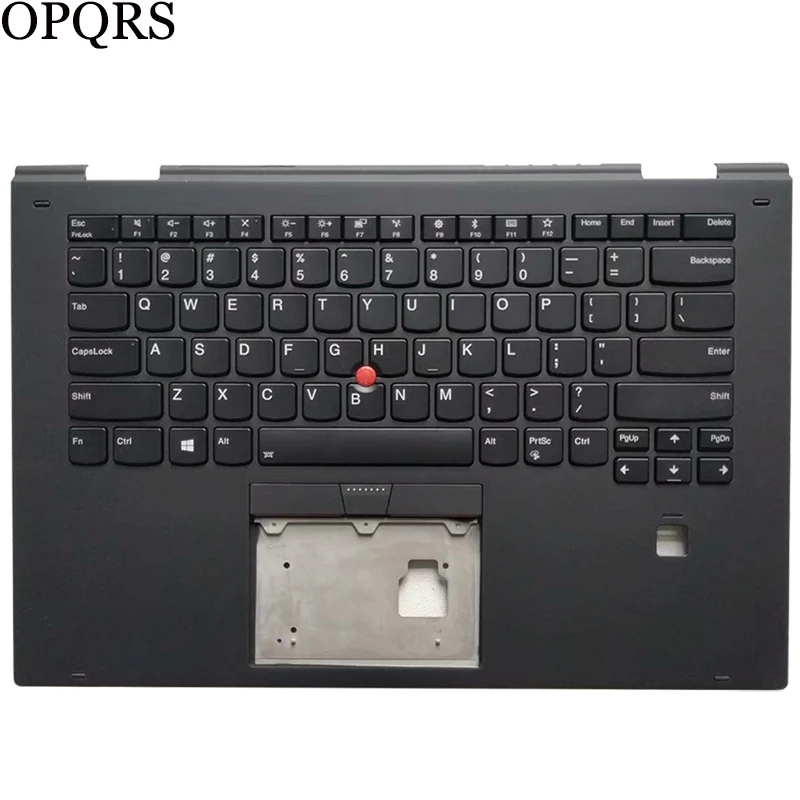 new us keyboard for lenovo thinkpad x1 yoga 2nd gen backlit us keyboard with palmrest sm10m69725sm10m69731 free global shipping