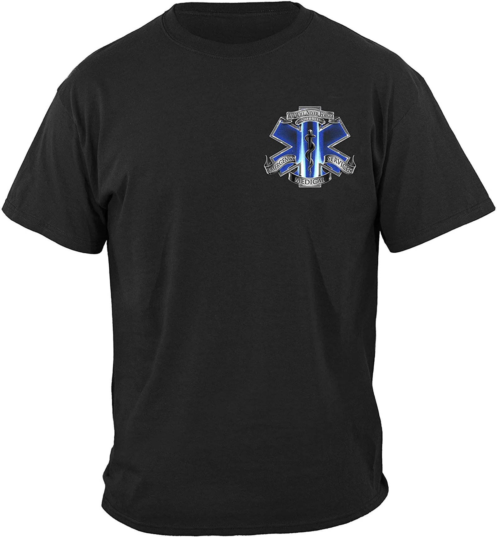 

Never forget 9-11-01. Star of Life Men's T-Shirt EMS Paramedic Gear Summer Cotton Short Sleeve O-Neck T Shirt New S-3XL Gift Tee