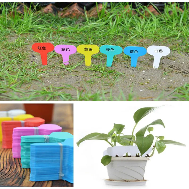 30 шт. пластиковые t образные ярлыки для растений Ювелирные изделия Детский сад