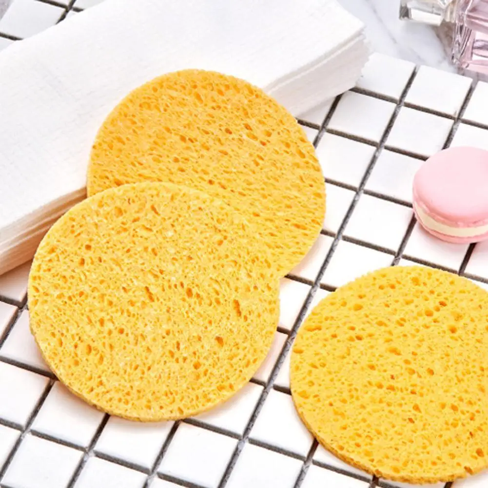 1 шт. натуральная древесная масса губки компресс косметические инструменты для