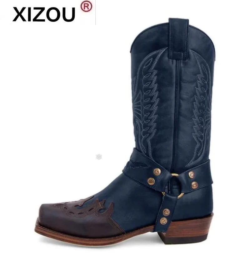 

NEW Men Mid-calf Boots Handmade Retro Leisure Shoes Casual Shoes Loafers Sneakers New Fashion Zapatos Casuales Hombres Men Shoes