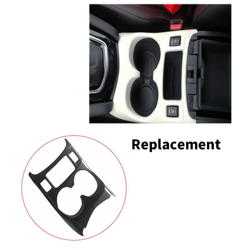 Консоль из углеродного волокна центральный передний держатель стакана воды