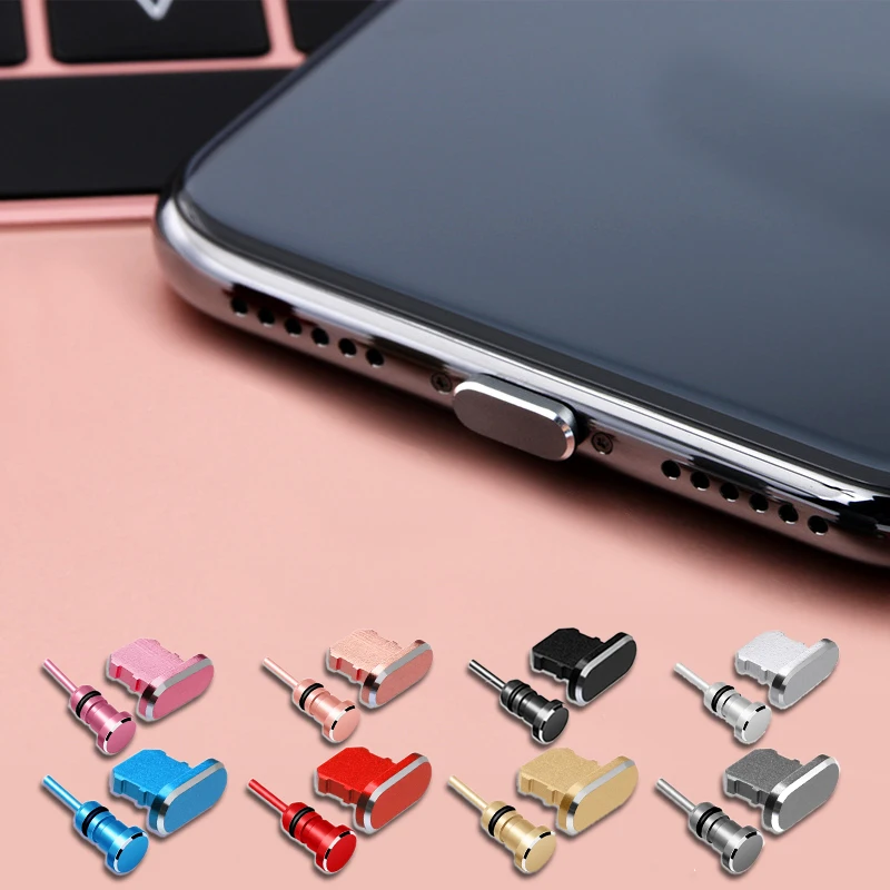 

Dust Plug 3.5mm AUX Jack Mobile Phone Card Retrieve Card Pin anti dust plug for Charger Dock Plug Cover for iPhone Accessories