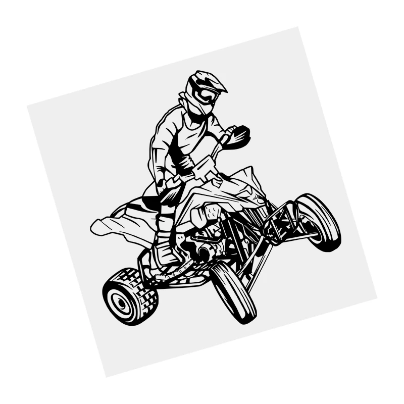 

наклейки на авто ATV V3 наклейка черная виниловая наклейка водостойкая мотоциклетная наклейка на бампер прозрачный фон