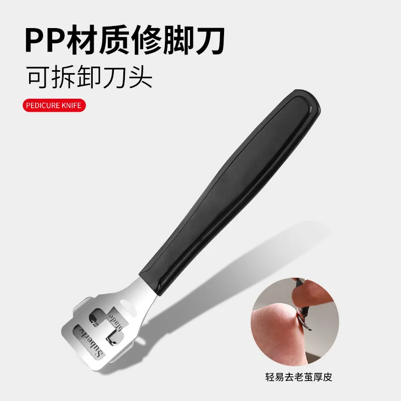 Pedicure Set Peeling and Exfoliating Calluses Foot Scrubbing Brush Stainless Steel Double-sided Foot Care Pedal Stone 10 in 1