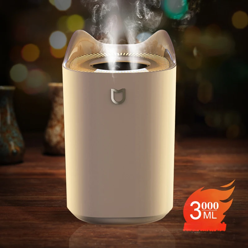 Ультразвуковой USB увлажнитель воздуха двойной спрей порт эфирное масло