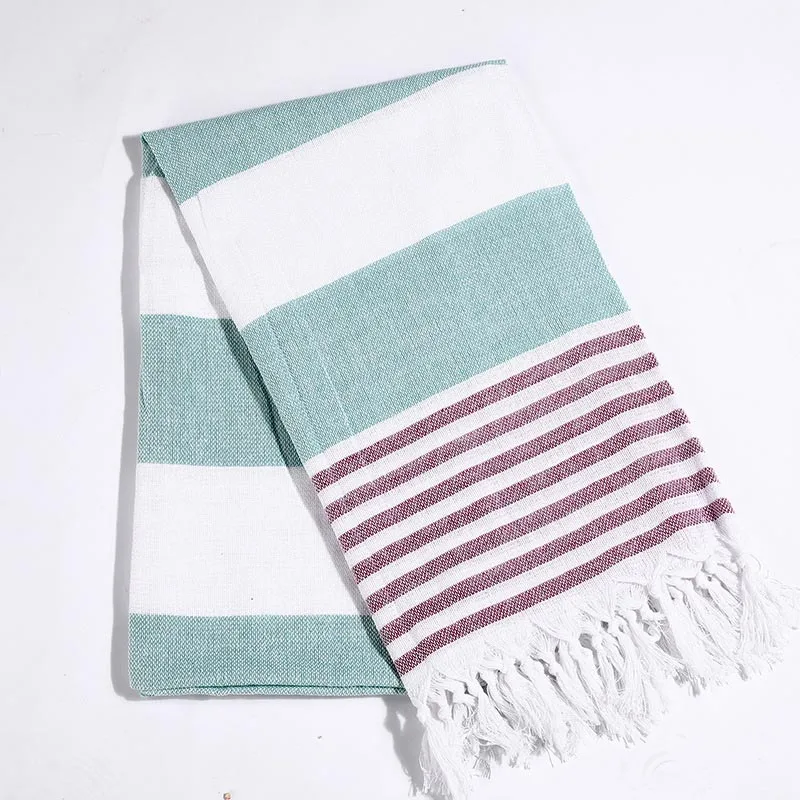 

Turkish Beach Towel Sports Sauna Tassel Shawls for Women Outdoor Sunscreen towel bath towels