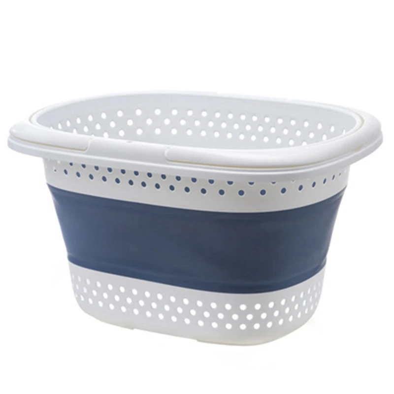 

Foldable Dirty Clothes Basket Can Be Wall-Mounted Clothes Storage Household Bathroom Plastic Dirty Clothes Basket