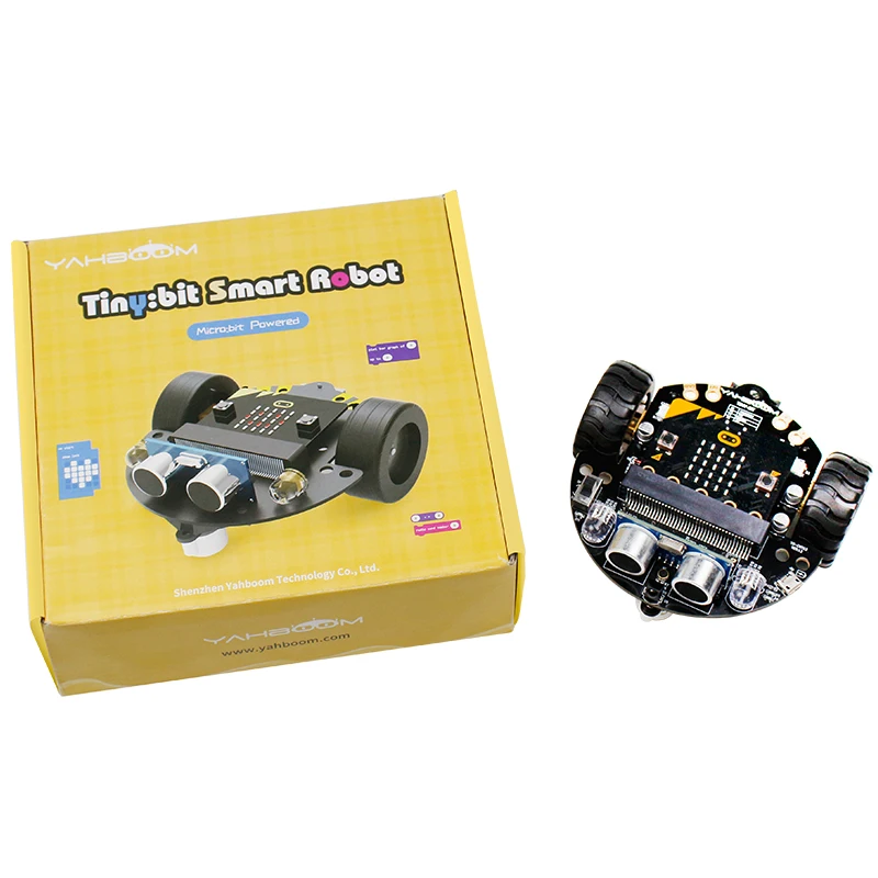 Yahboom Programmable Robot Car Bit Kit based on BBC Microbit V2 and V1 for STEM Coding Education | Игрушки и хобби