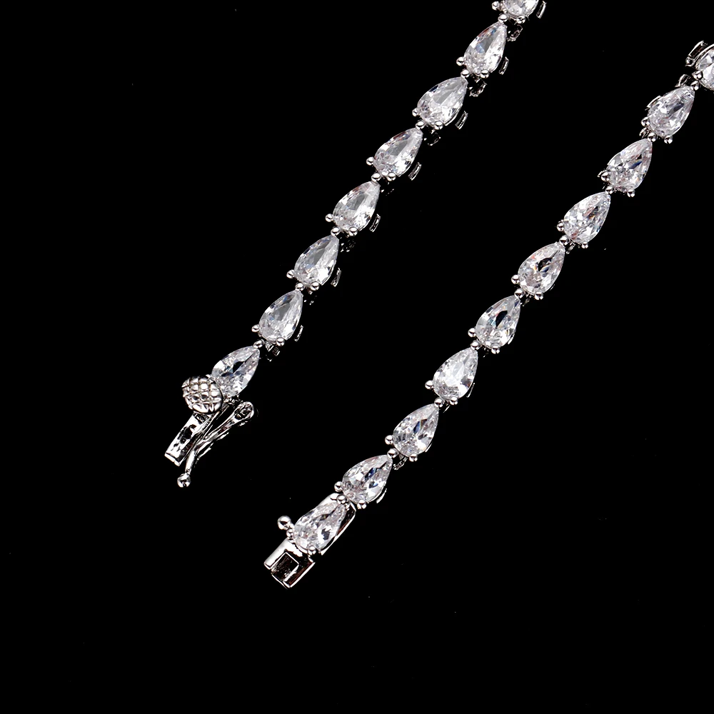 

TIRIM Long Pendant Necklace for Women Wedding Cubic Zirconia Crystal Elegant Sweater Chain Luxury Jewelry Accessories Trendy