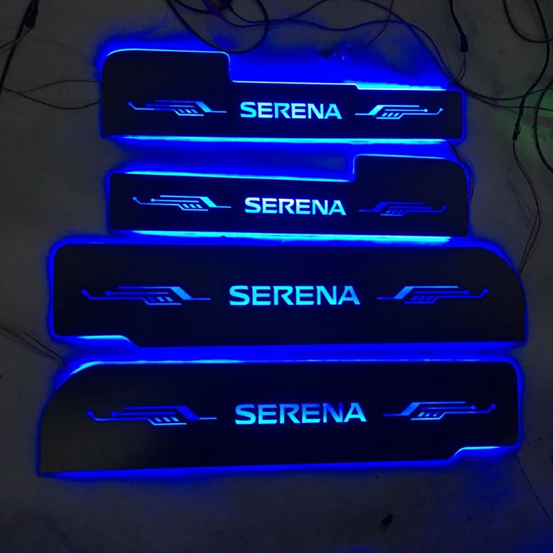 4 шт./компл. для Серены дверь статический светодиодный светильник порог Накладка