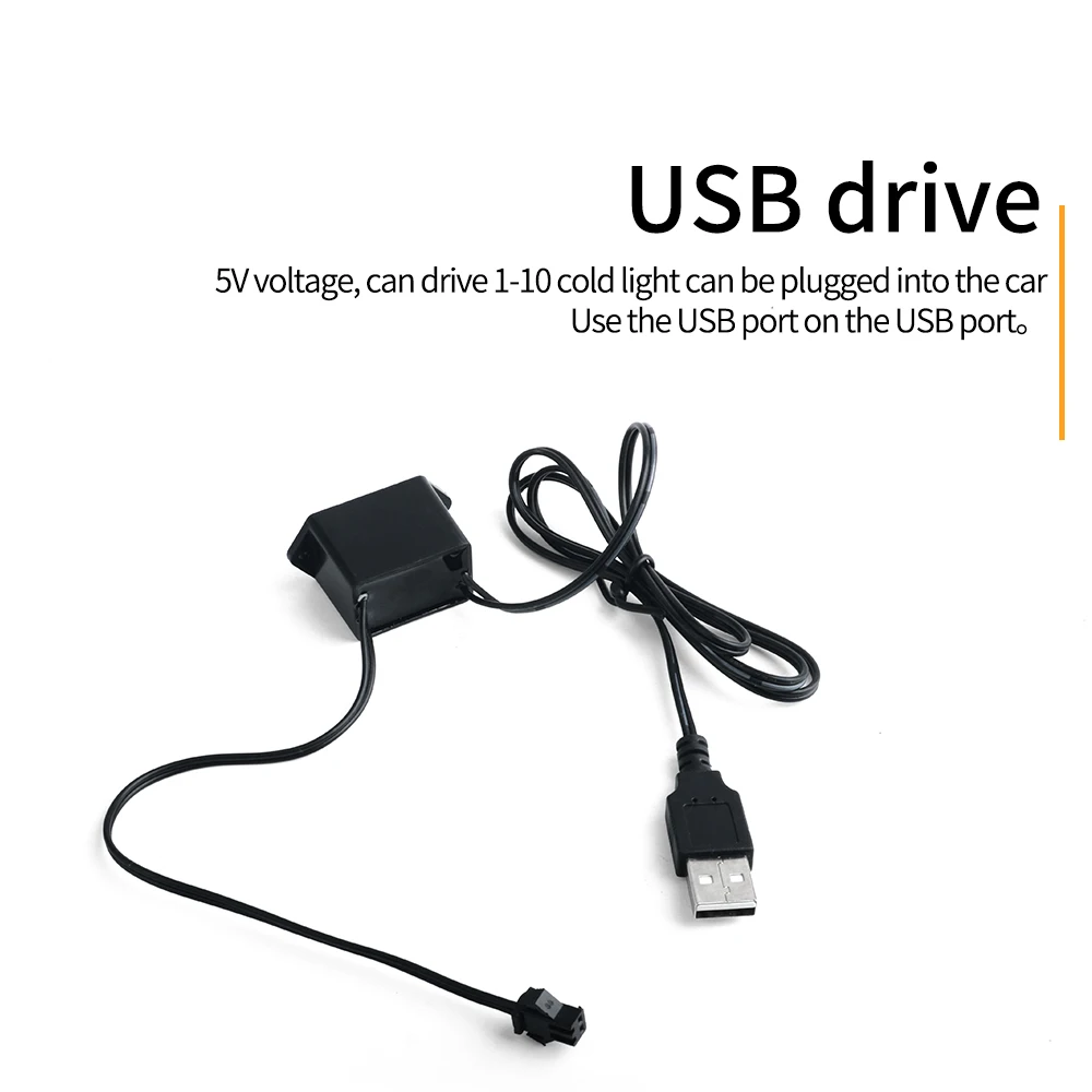 Гибкая светодиодная лента гирлянда с USB/прикуривателем 1 м 2 3 5 | Автомобили и