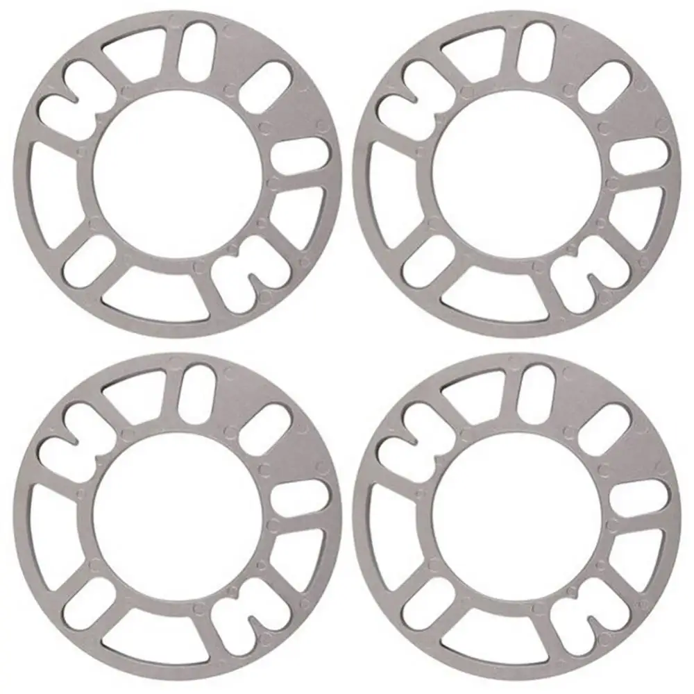 

35% Hot Sales!!! 4Pcs 3mm 5mm 8mm 10mm Universal Aluminum Alloy Car Wheel Tire Spacers Shims Set