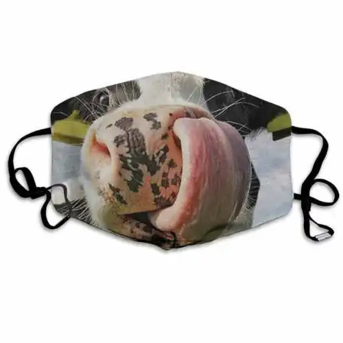 

Cow Heifer Farmer Face Mask Cloth Face Mask Printed