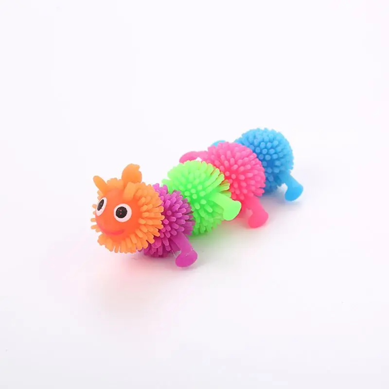 

Funny Cat Toy Simulation Caterpillar Rubber Puppy Tidy Home Chew Toy