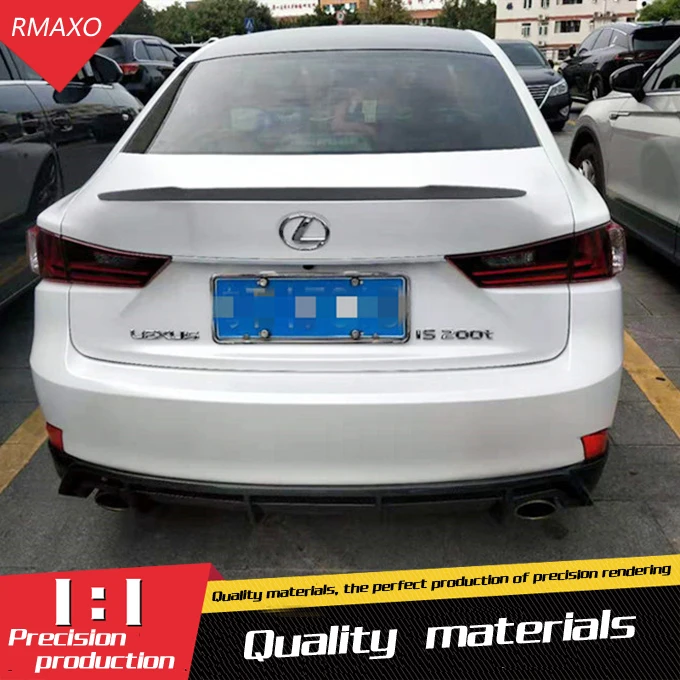 For Lexus IS250 IS300 IS350 Spoiler 2012-2018 ABS Material Car Rear Wing Primer Color IS | Автомобили и мотоциклы