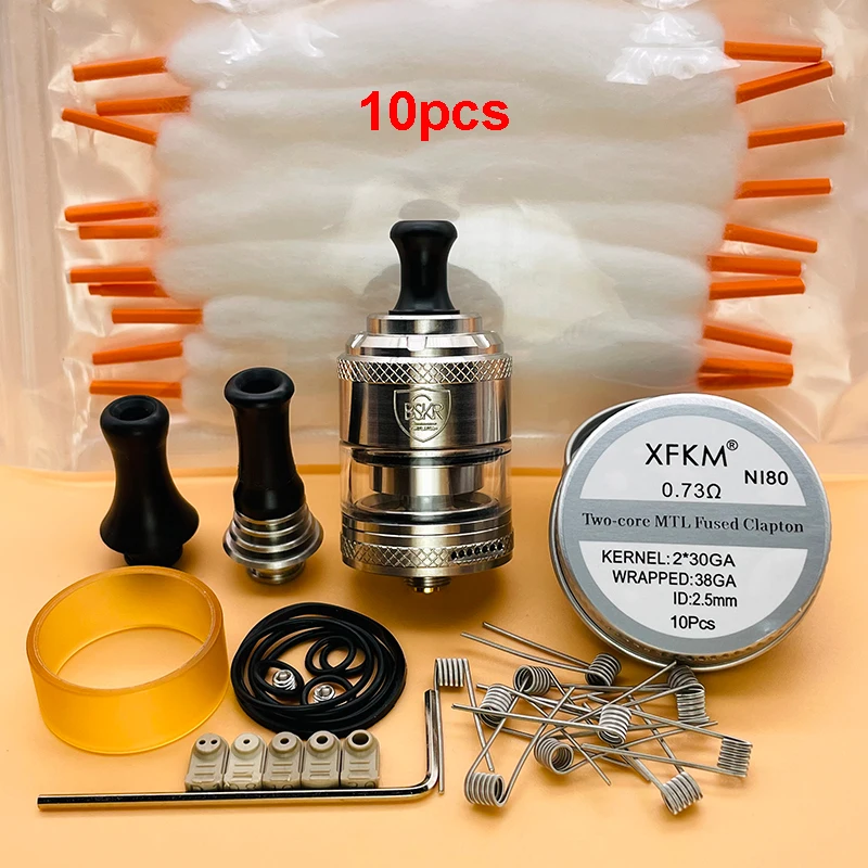 DSXvape Berserker V2 MTL RTA атомайзер 3 мл 24 мм верхняя заполнение одной катушки впускной