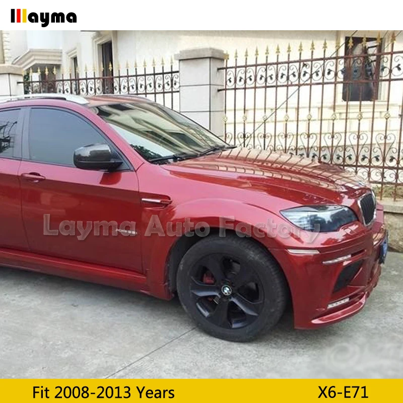 Автомобильные брови из углеродного волокна для BMW X6 35i 50i xDrive E71 2008 2009 2010 2011 2012 2013