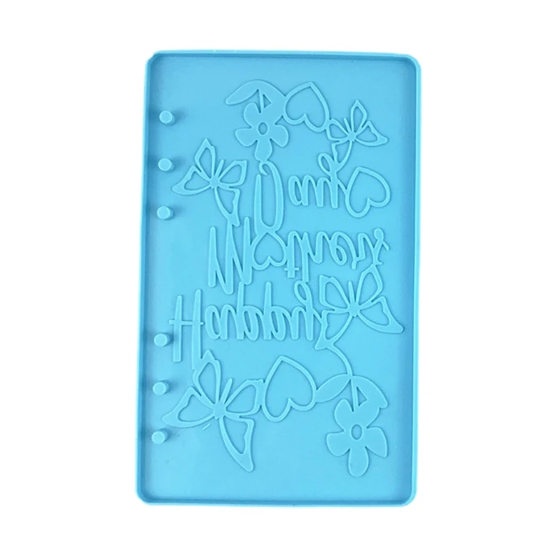 

A6 Notebook Top and Bottom Crystal Epoxy Diy Mirror Resin Silicone Mold
