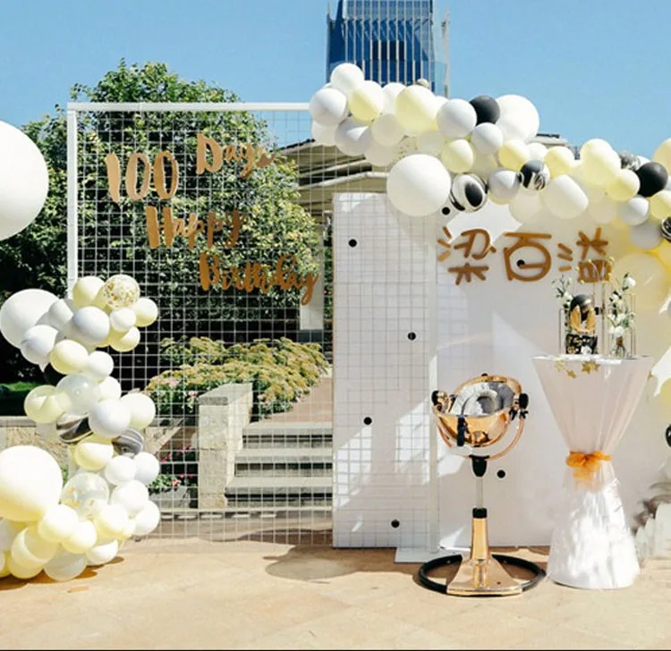 

2*2m Square grid flower stand for stage decoration wedding background