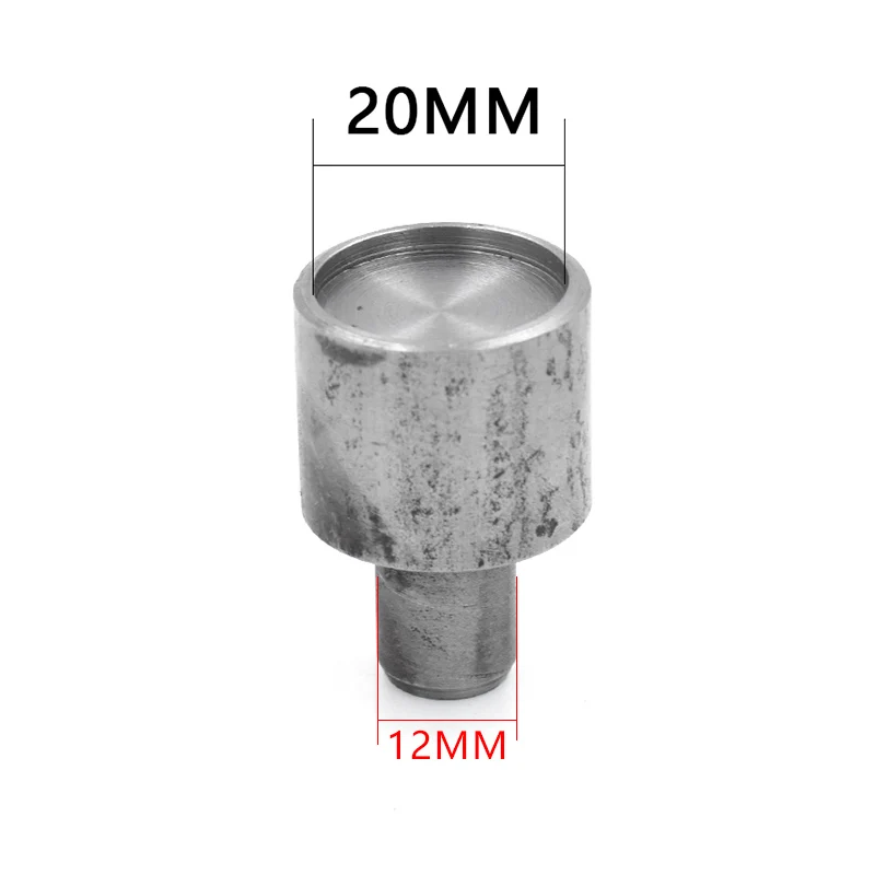 20MM 12,5 мм/15 мм/17 мм/20 мм защелки формы. Электрический мотор пресс-формы машины. Инструмент для установки кнопок. Металлические формы для заклепок - Цвет: 20MM
