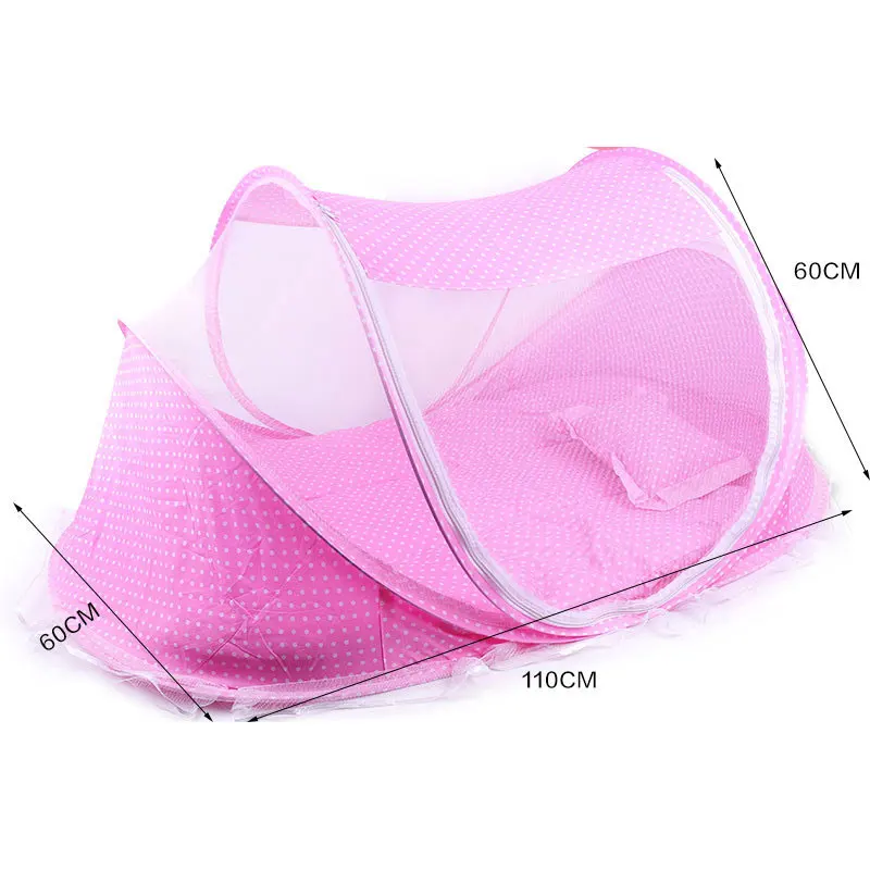 

Baby Crib Netting Portable Foldable Baby Bed Mosquito Net Polyester Newborn Sleep Bed Travel Bed Netting Play Tent Children