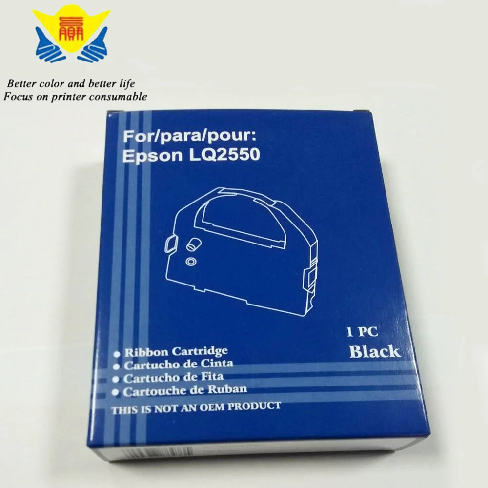 JIANYINGCHEN черные совместимые чернила печати ленты для Epsons LQ1060 LQ2500 LQ2500C LQ2550