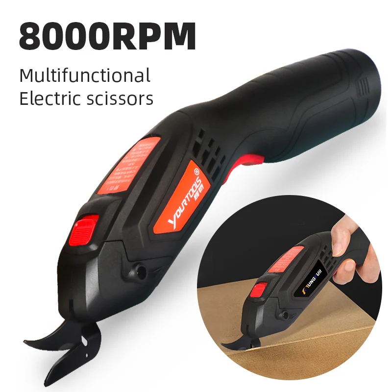 Маленькие электрические ножницы для резки ткани ручной зарядки портной