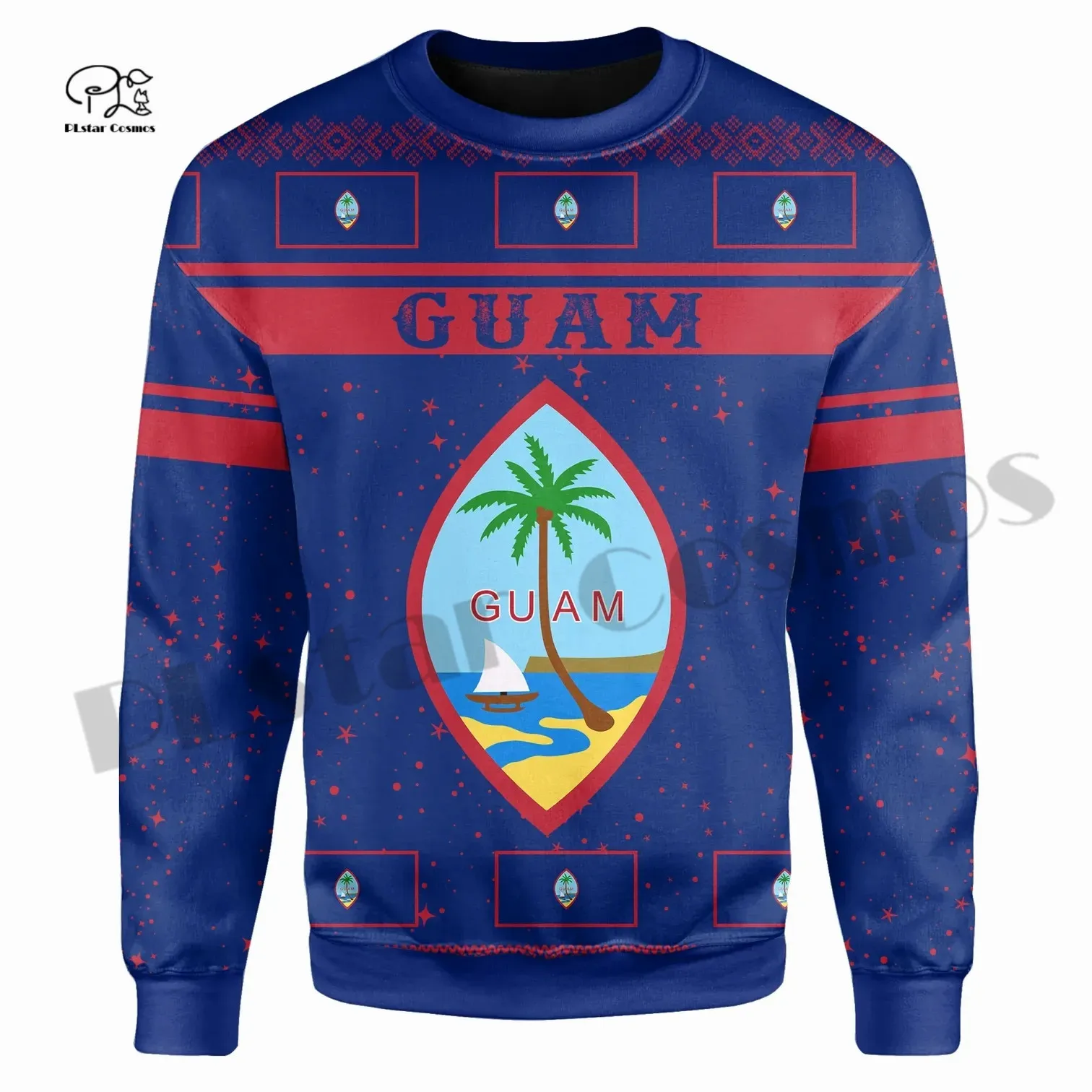 

PLstar Cosmos 3DPrint Newest Tribe Guam Christmas Tattoo Funny Unique Harajuku Streetwear Unisex Hoodie/Sweatshirt/Zip Style-4