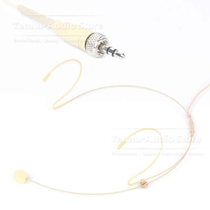 Беспроводная система Bodypack гарнитура с микрофоном бежевого цвета для SENNHEISER EK SR EM