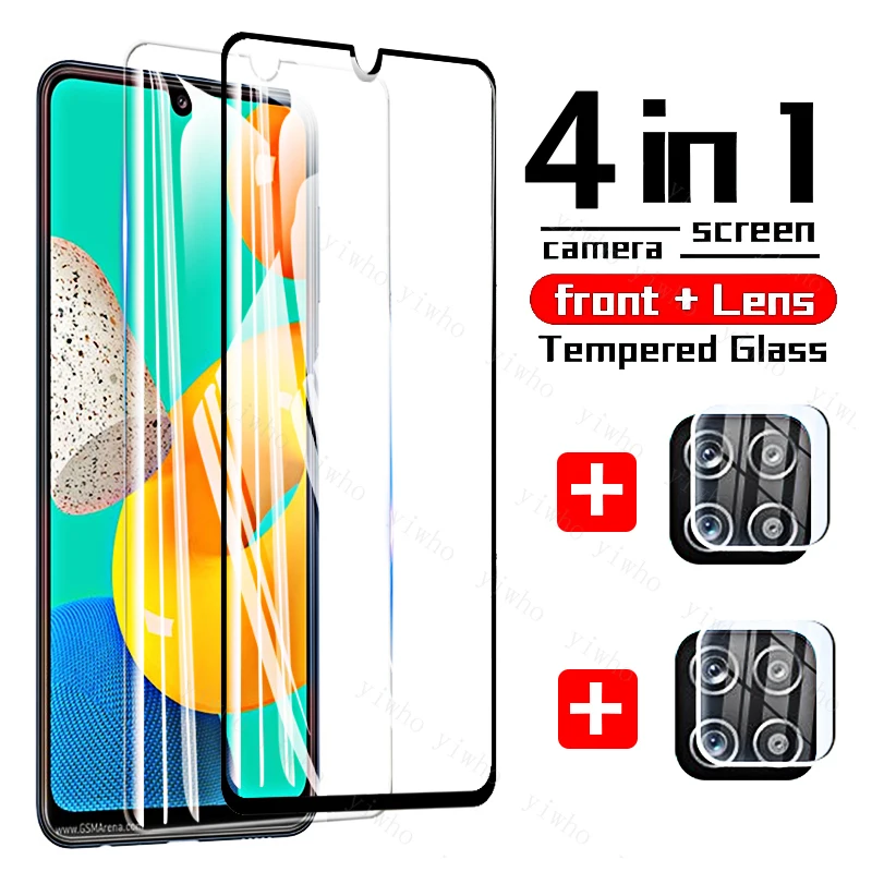 Защитное стекло 4 в 1 для Samsung Galaxy M32 M42 M62 M51 M41 M31s M21 M11 M12 M01