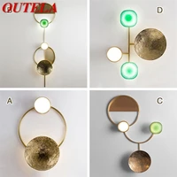 outela modern wall sconce gold led wall lamps fixture luxury creative decorative for home bedroom living room dining room