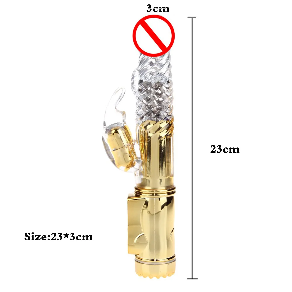 Вибратор HEYIYI водонепроницаемый фаллоимитатор с кроликом вибратор для точки G