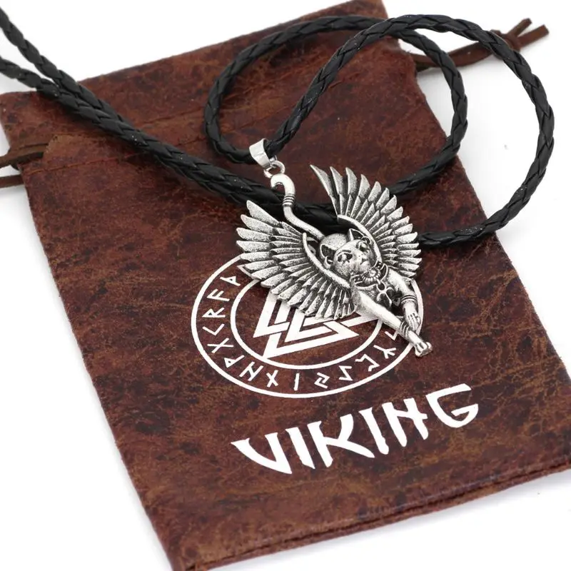 1 шт. статуя баскетта из древнего Египта ожерелье с подвеской в виде кошки