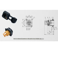 100  IP65 3 PIN  OUTIN 20A250 