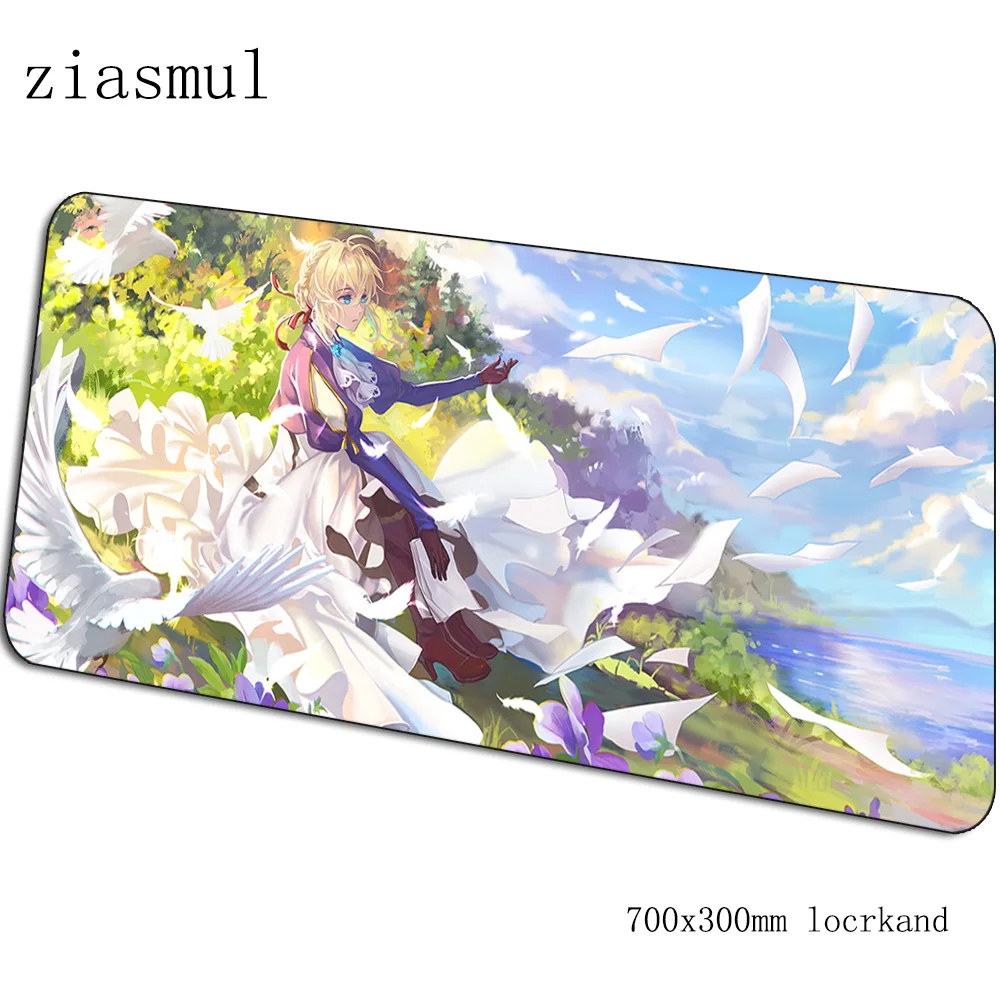 Фиолетовый evergarden коврик для мыши 70x30 см игровой коврик для мыши esports офисный коврик для ноутбука Настольный коврик locrkand padmouse игры pc геймерские коврики - Цвет: pattern 5
