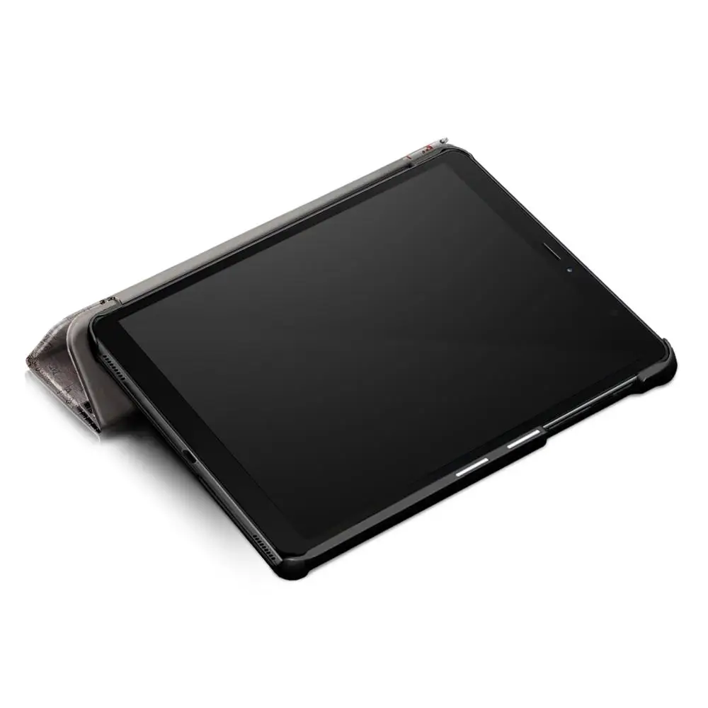 Чехол для Samsung Galaxy Tab A 8 0 2019 T290 T295 искусственная кожа модный раскрашенный складной