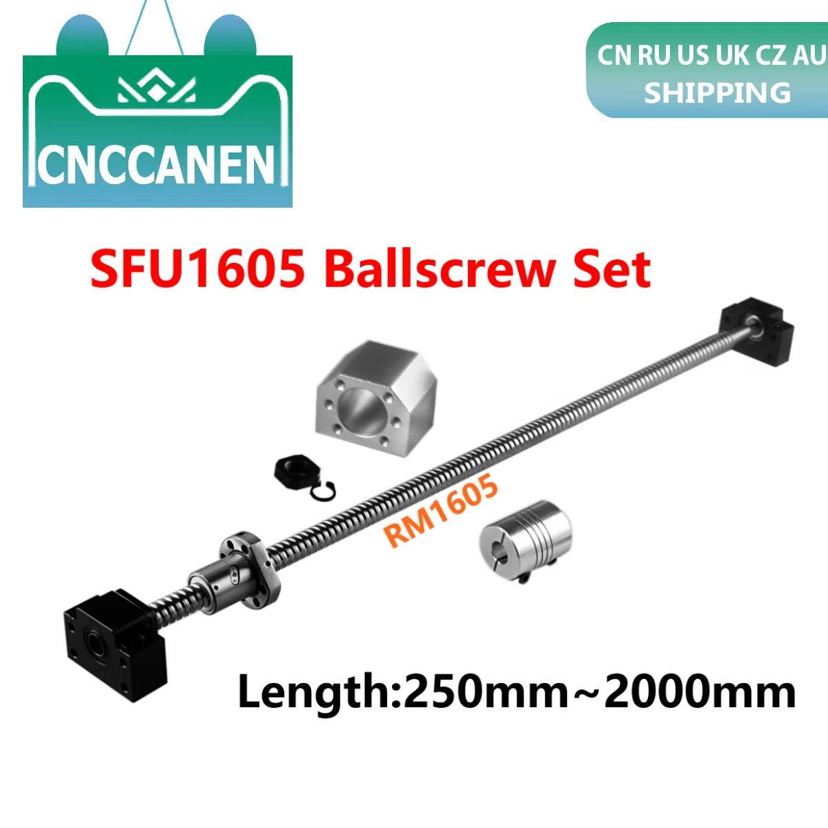 

Шариковые винты CNCCAN SFU1605/RM1605 16мм