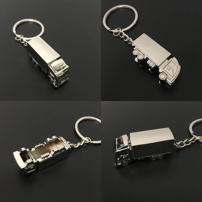 1 шт. модный металлический 3D твердый брелок для грузовиков в форме водителя