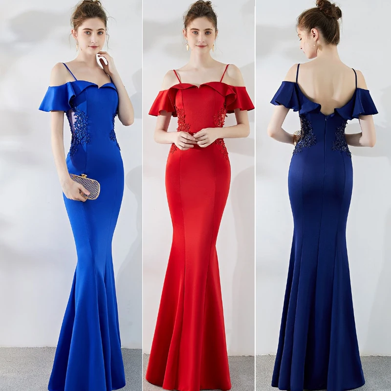 Красные женские сексуальные вечерние платья с открытыми плечами без рукавов