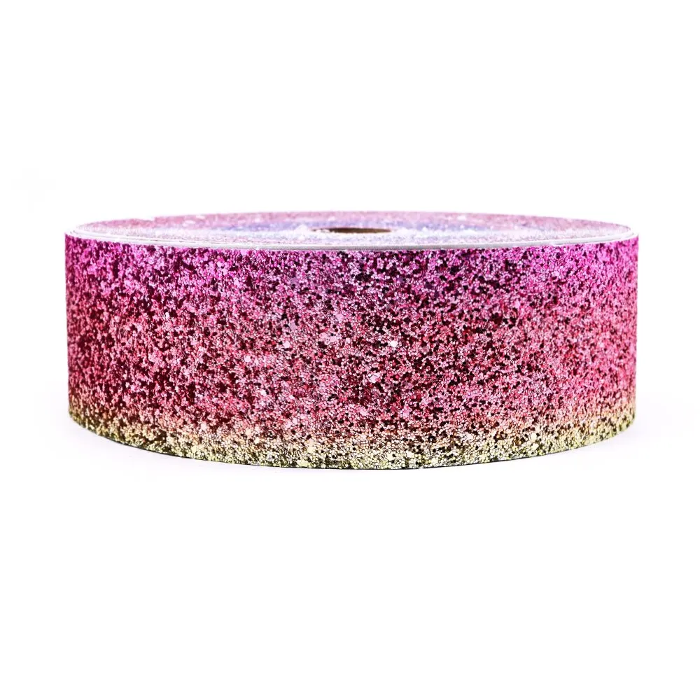 75mm Synthetic Leather Ribbon glitter ribbon 5 yard | Дом и сад