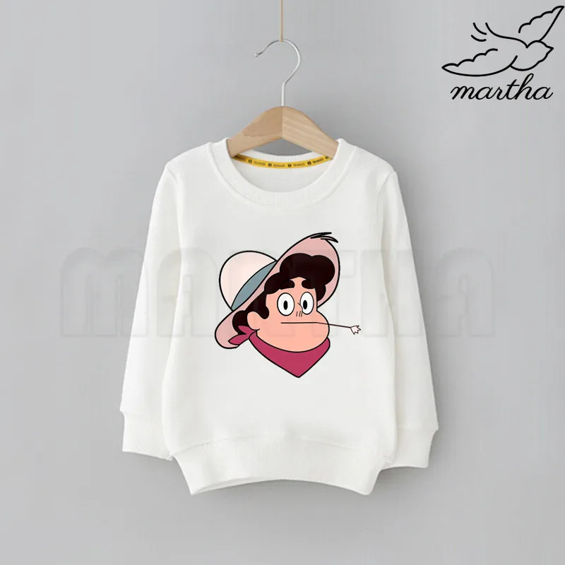 Детские толстовки с капюшоном принтом Стивен Вселенная милые детская одежда