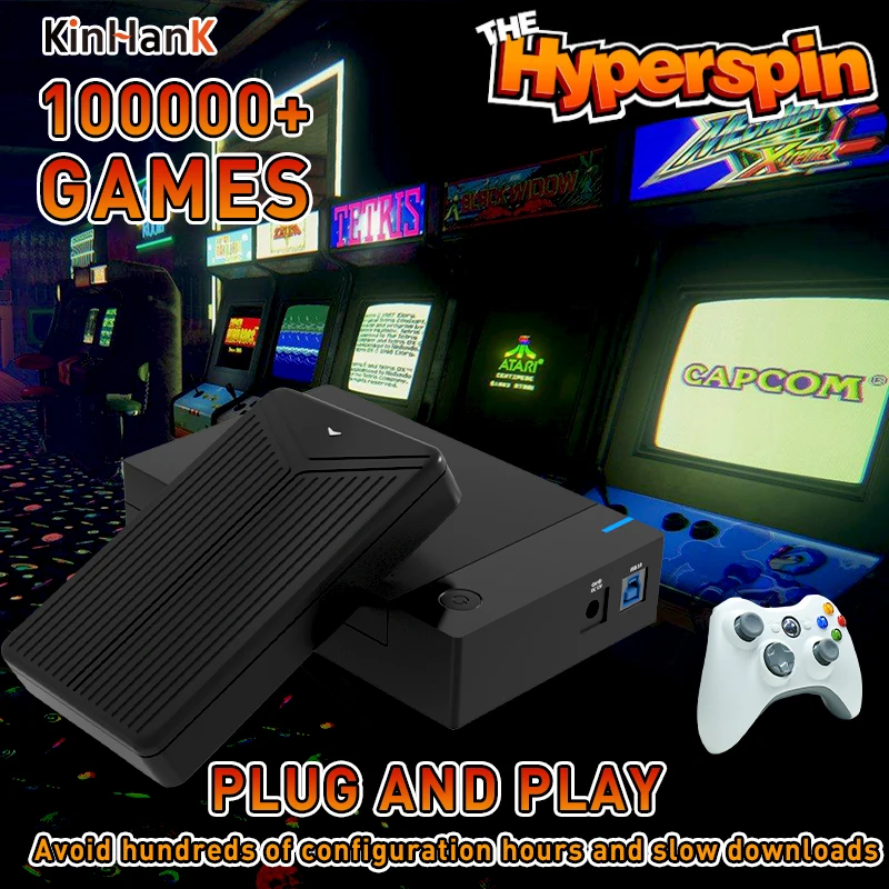 

Портативный внешний мобильный HDD 4T/8T/12T 100000 + игровой 420 + Эмулятор для PS4/PS3/PS2/SS/Wii u/Wii/N64/DC для Win 7/8/10/11