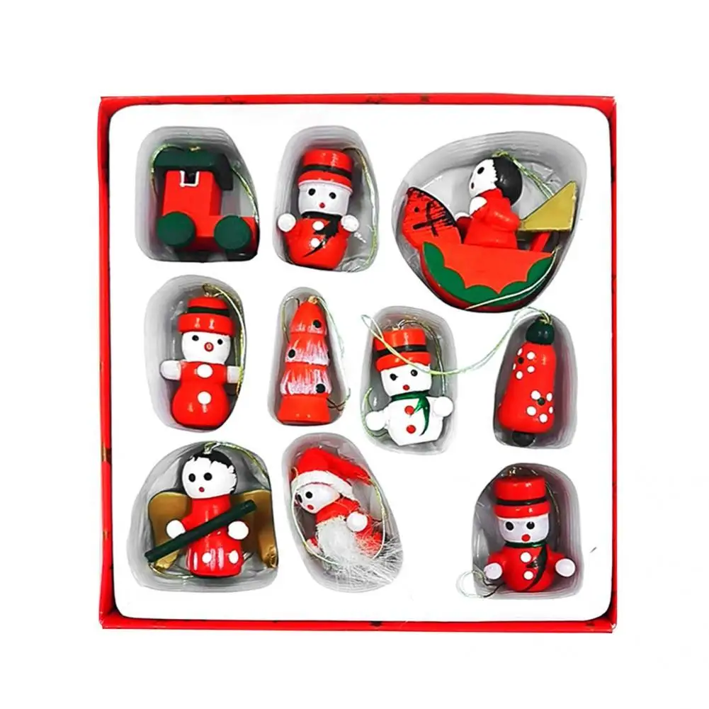 

Xmas Tree Ornament Durable Lightweight Exquisite Decorative Adorable Xmas Tree Pendant Xmas Hanging Plaque for Party