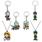 Брелок в стиле аниме Hunter X Hunter, мультяшный Луффи с подвеской в виде шляпы, кольцо для ключей, застежка для ключей для женщин и мужчин, аксессуары для ключей, ювелирные изделия