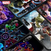 cool marvel avengers for huawei y5 6 7 8 9 y5p y6s y6p y7p y7a y8p y8s y9a y9s 2018 2019 2020 pro prime black soft phone case