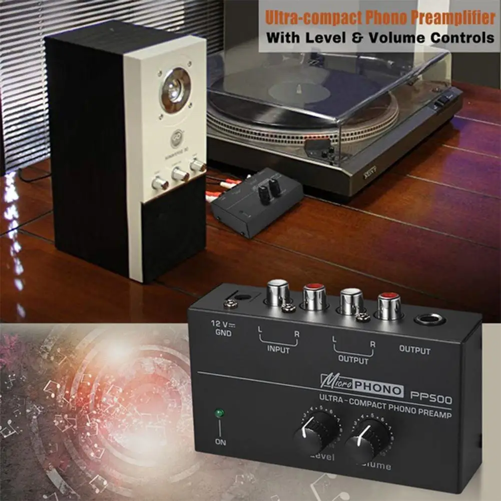 

Tone EQ Control Board MiNi Phono Preamp Turntable Preamplifier for PH100 Bass Treble Balance Volume Tone EQ Control Board