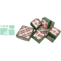 foldable storage box metal cutting dies for scrapbooking and card making paper craft new die cuts